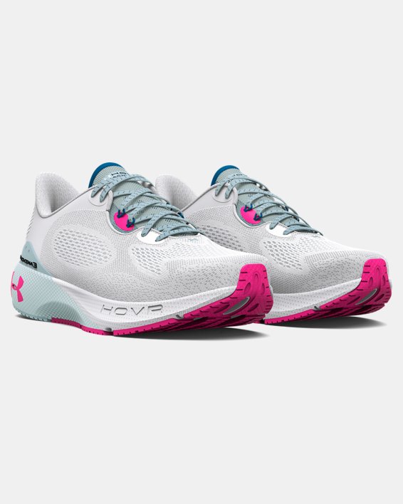 Women's UA HOVR™ Machina 3 Running Shoes in White image number 3